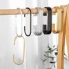 5pcs Hanging Clasp Holder Hooks Multifunction Drying Hooks New C Shape Hooks  Closet Organizer