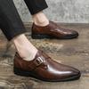 Fashion Business Men's Leather Shoes Fashionable Classic Brogue Style Leisure Outdoor Party Daily Office Plus Size Formal Shoes 38-48