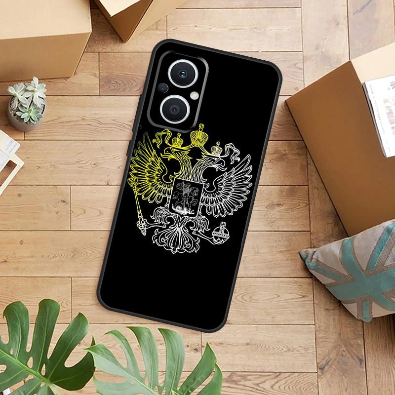 Россия Русский Герб Чехол Для OPPO Reno 13F 14F 12F 10 11 12 13 14 Pro 8T 7 8 Lite OPPO Find X9 X6 X5 X8 Pro Чехол