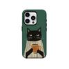 Роскошный розовый чехол Clmj с принтом леопарда, лошади, кошки для iPhone 17 16 15 14 13 12 11 Air Pro Max Plus, роскошная двухслойная задняя крышка