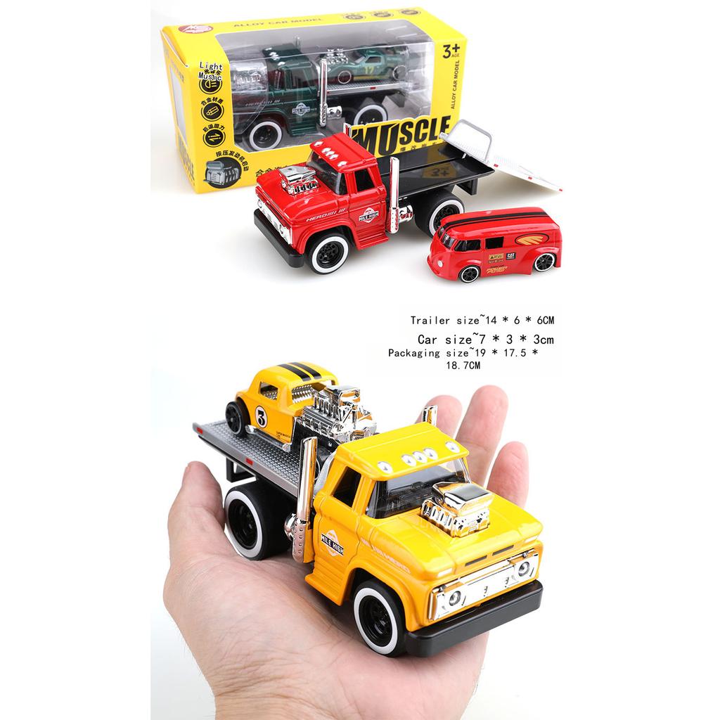 Vintage American Muscle Truck Model Car Toy for Boys