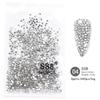 1440PCS Multi-size Crystal Nail Rhinestones Flat Bottom Clear Jewel Gems DIY Nail Art Decorations Strass Stones