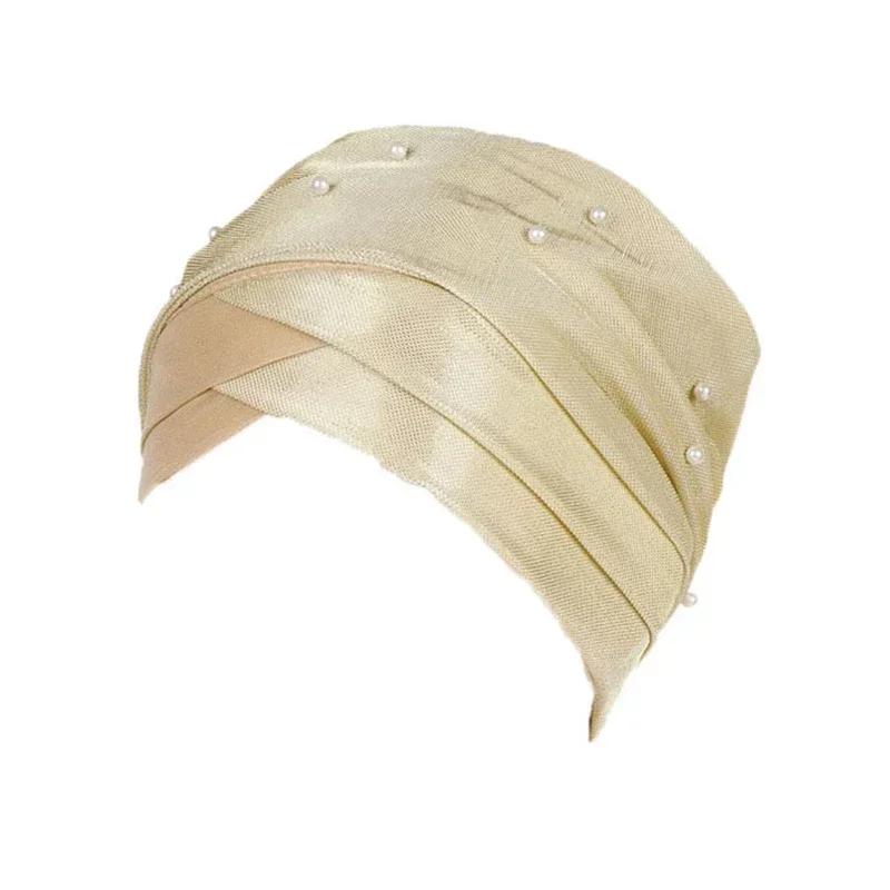 Новый узор Twist Knot мусульманский женский хиджаб химиотерапевтическая шапочка индийский тюрбан капот эластичный индийский женский шарф головной убор для женщин головной убор от выпадения волос