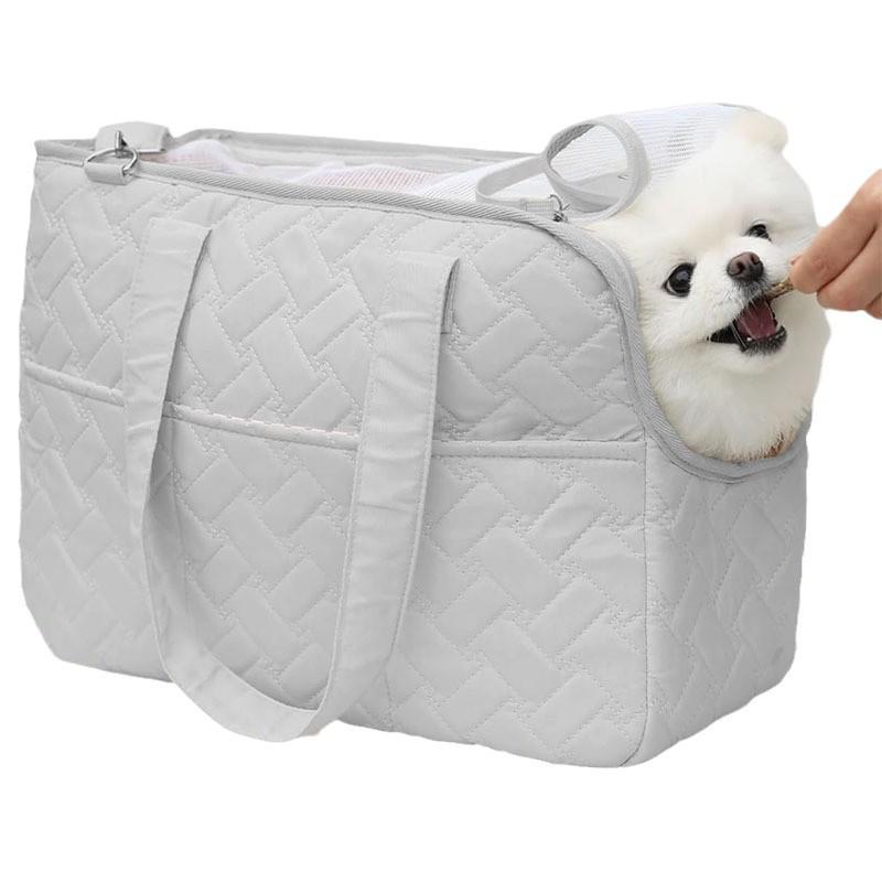 Crossbody Pet Carrier Bag: Stylish Shoulder Handbag for Cats & Dogs with Head-Out Design