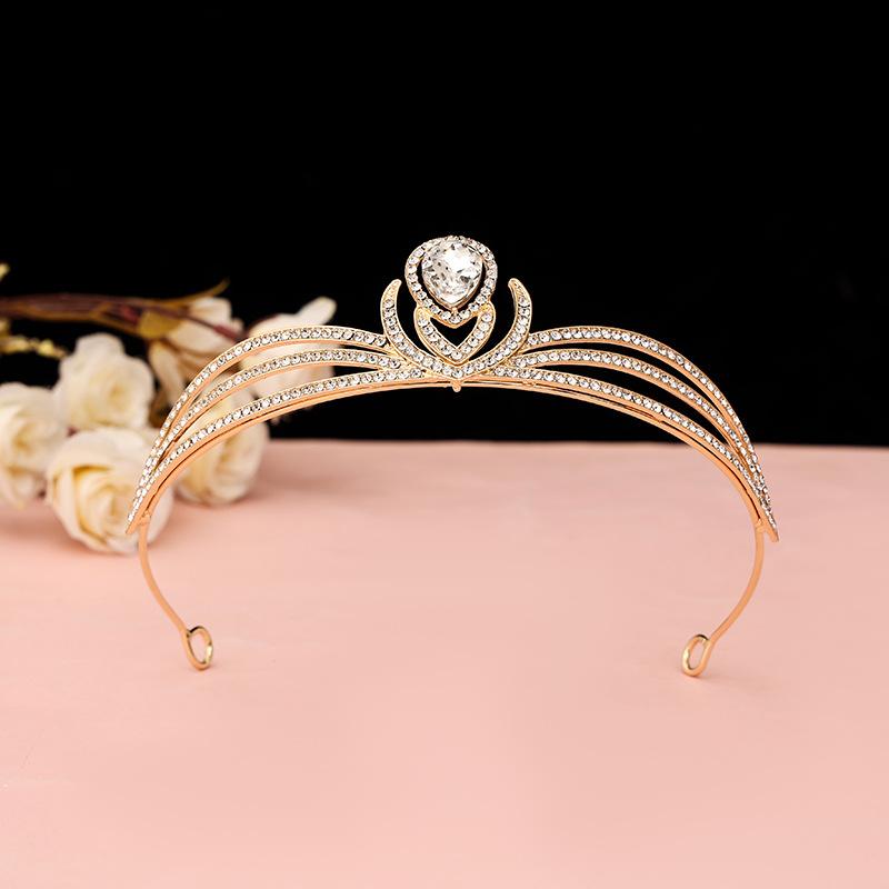 Детская корона, аксессуары для волос, милые принцессы, девочки, корона короля с водяными бриллиантами, резинки для волос, подарки на день рождения для девочек, детские повязки на голову и головные уборы