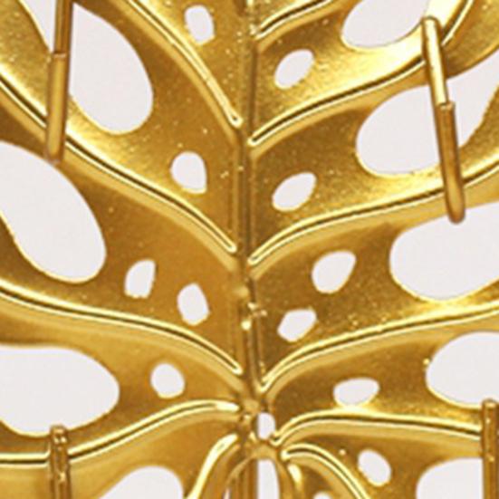 Leaf Shape Iron Jewelry Display Rack Stand Earrings Necklace Bracelet Organizer