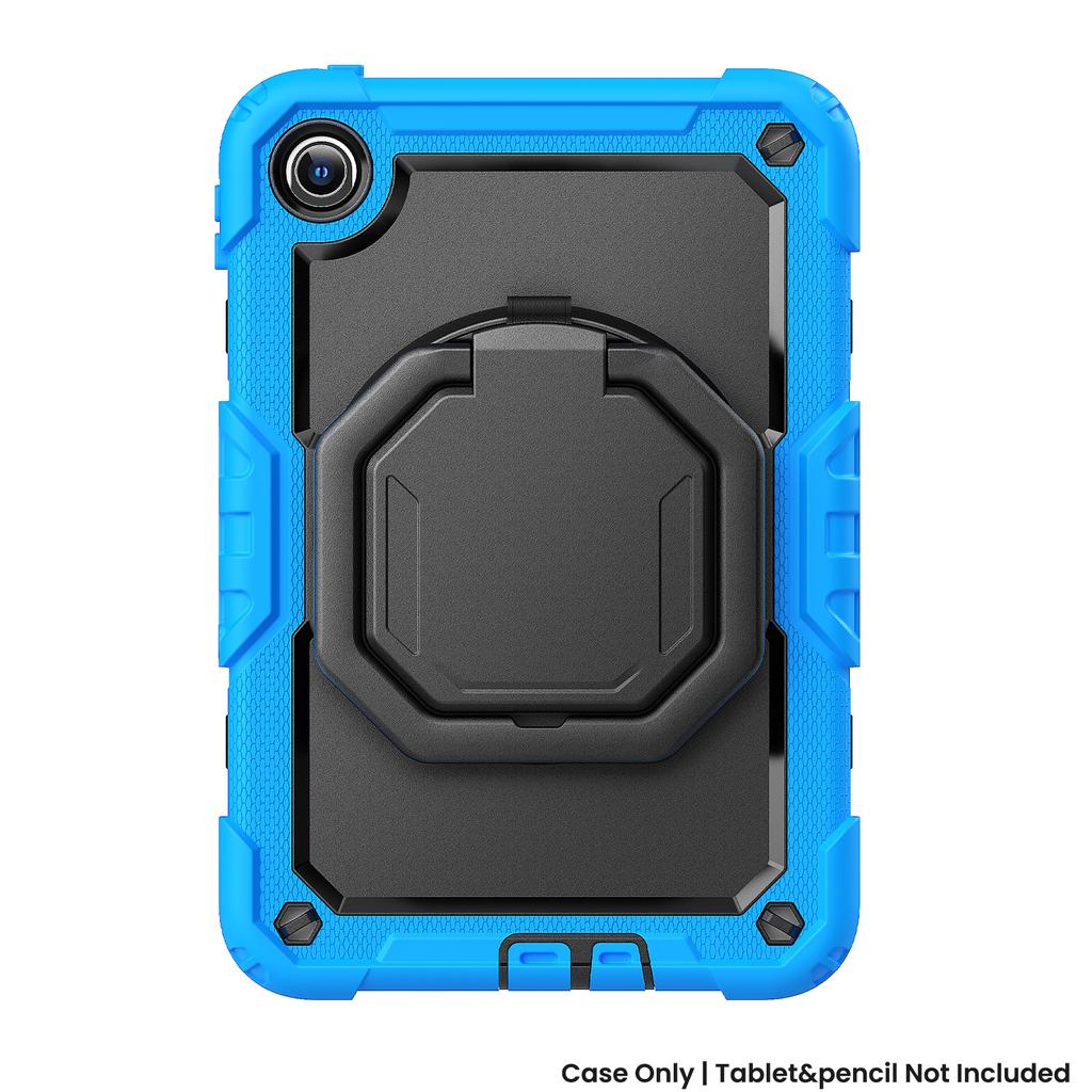 360 Rotating Stand Rugged Case For Poco Pad C1 Redmi Pad 2 SE 9.7 inch Heavy Duty Pull Ring Cover Armor Tablet Cover