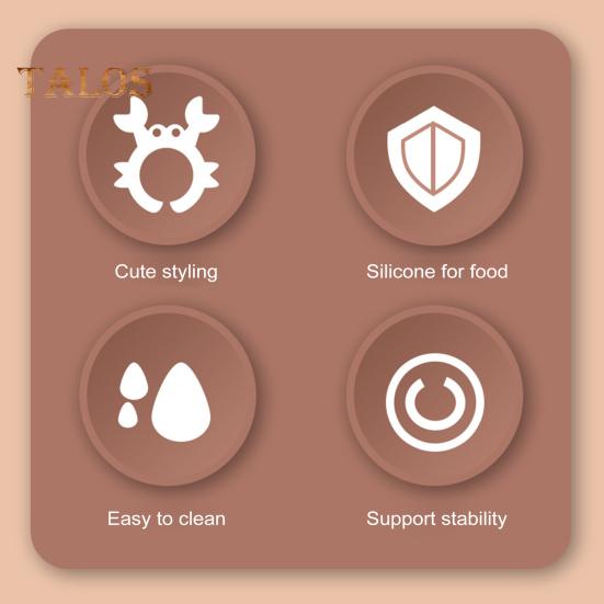 1/2 шт. силиконовый держатель для лопатки в форме краба, подставка для ложки, не допускающая ожогов, для кастрюли, неперфорированная подставка для вилок, кухонный гаджет