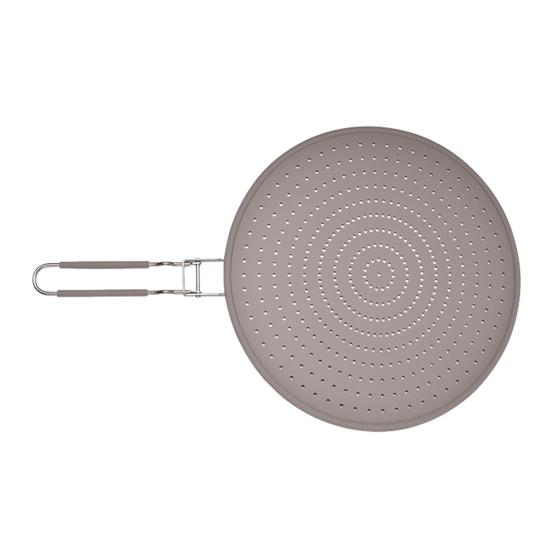 Silicone Frying Splatter Guards Universal Fit Easy Clean Splatter Guard Heat-resistant Splatter Screen Foldable Handle Splatter Guard