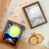 Light Painting Photo Frame Van Gogh Astral Art Led Night Light Bedside Tabe Lamp Room Home Desk Decor Christmas Gifts Moon Lamp