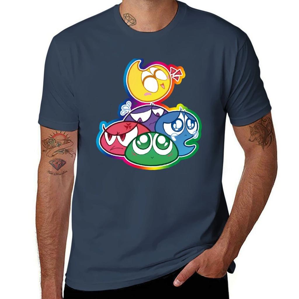 Puyo Pop Tshirt Water Resistant Casual Tshirt