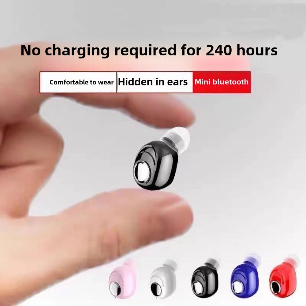 Мини-наушники Bluetooth 5.0 Беспроводные сверхдлительные наушники-вкладыши с шумоподавлением и одним ухом