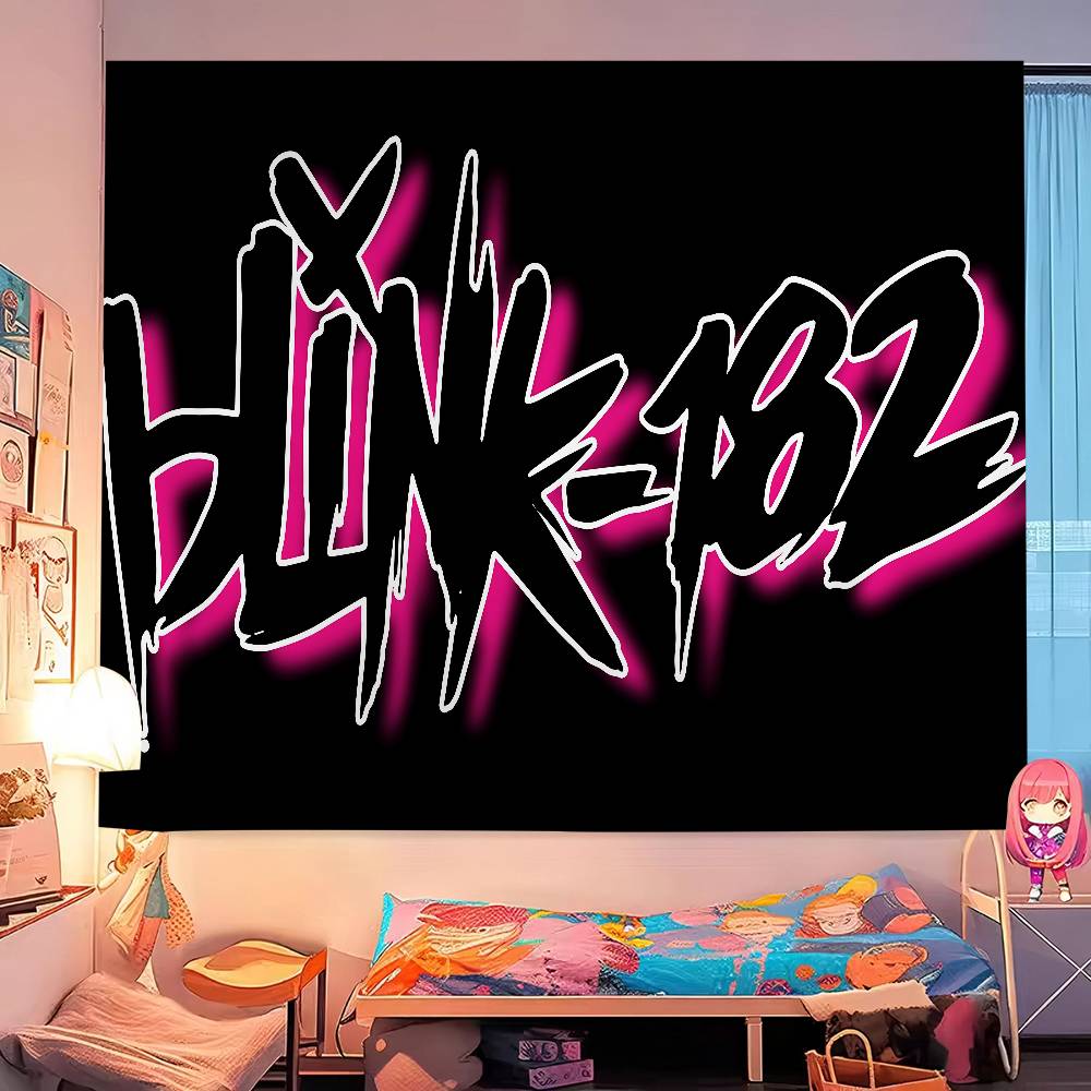 BBLINK182 Band Hippie Wall Hanging Tapestries Bohemian Wall Tapestries Mandala INS Home Decor