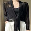 Shop Women Sheer Strap Summer Cardigan Won Wcd Wfho2te