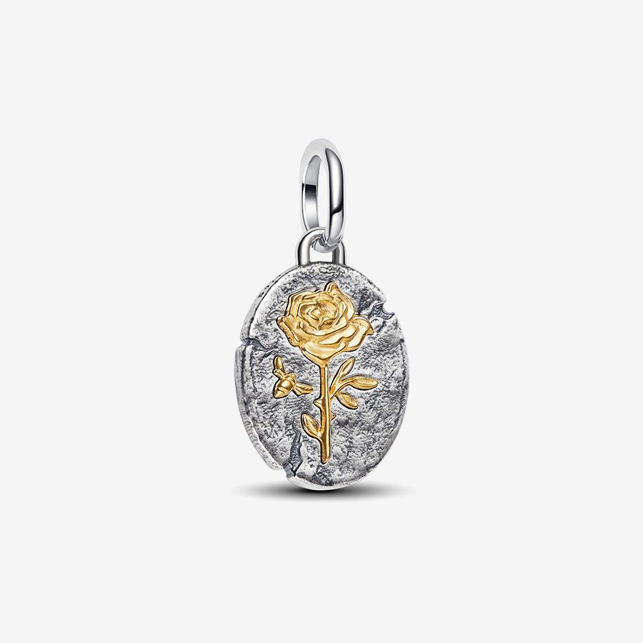 New 925 Silver Sparkling Love Heart Puppy Butterfly Beads Rose Turtle Cannibal Flower Pendant DIY Exquisite Charm Jewelry