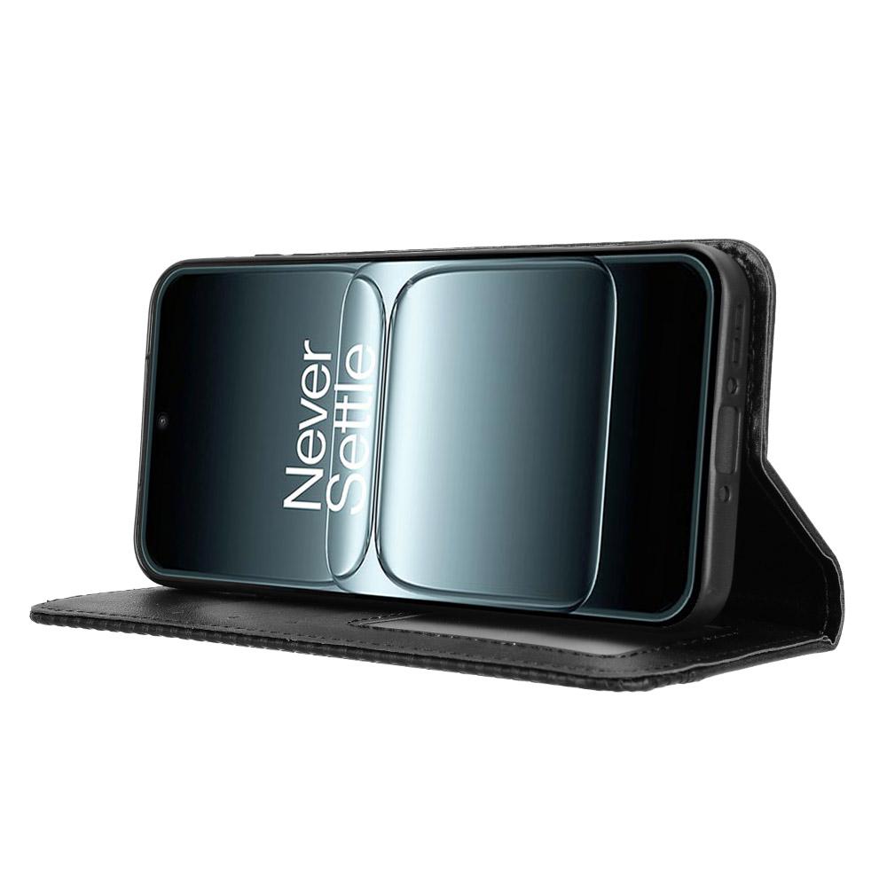 For OnePlus 13T 5G Leather Case Wallet Stand Retro Texture Phone Cover