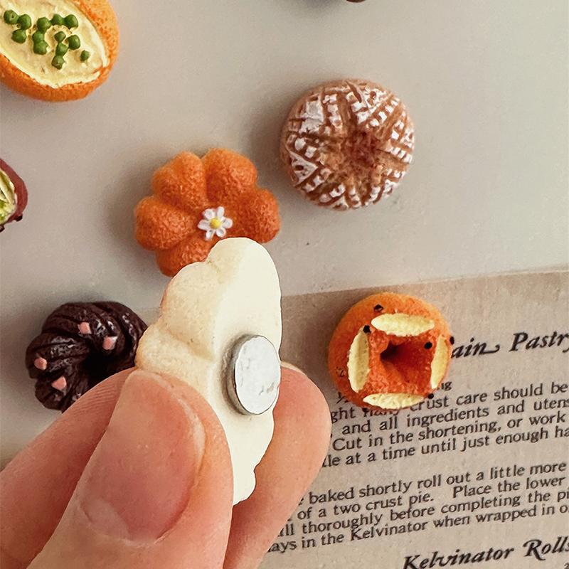 Магниты на холодильник с изображением французского хлеба, кавайные магниты на холодильник с изображением мультяшной еды, милые декоративные магниты с фотографиями и сообщениями, магнитные наклейки