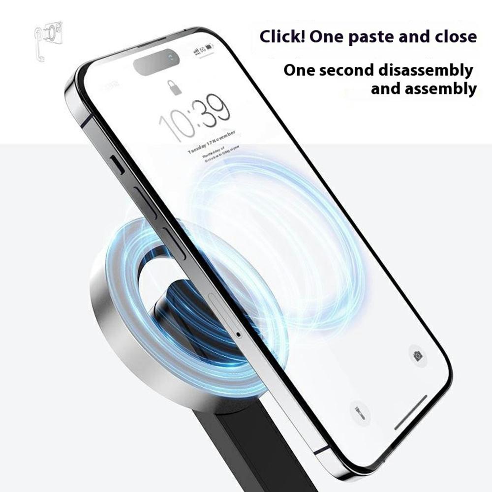 TELESIN WS-22005 Mini Selfie Stick Magnetic Phone Tripod Aluminum Alloy Extendable Stand