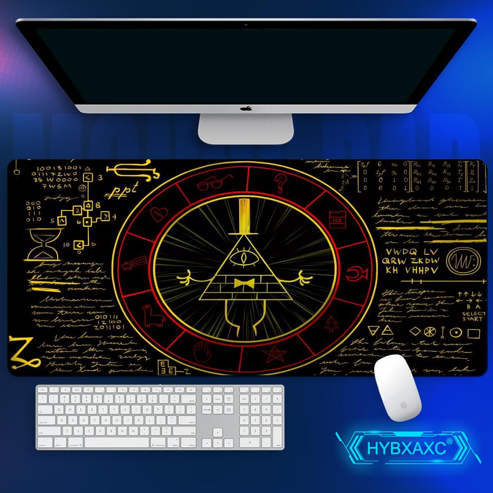 Mousepad 400x900MM Desk Protector Rubber Company Table Pads Carpet Desk Pad Bill Cipher Anime Mouse Pad Gravity Fall Mouse Pad