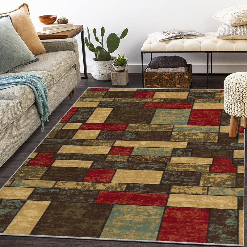 Ковер в скандинавском стиле для гостиной, американский кофейный столик, диван, спальня, этнический стиль, домашний напольный коврик