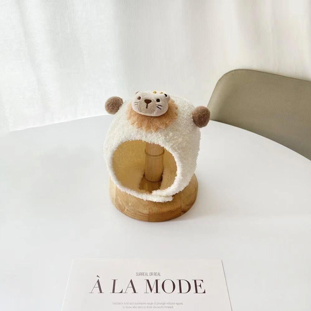 Теплая детская вязаная шапка с мультяшными ушками, теплая шапка, новые зимние детские наушники