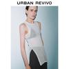 UR 2024 Autumn Women's Slit Sleeveless Knit Top