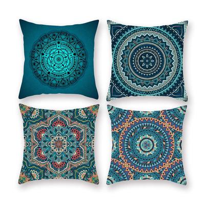 Чехол на подушку Hakona 45 45 Стильный набор из 4 персиковых мягких тканей Mandala Популярные скандинавские товары Диван Спинка Декоративная наволочка Корпус