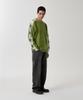 MAHAGRID Star Crash Knit Crewneck Olive(Mg2Fsmk610A)