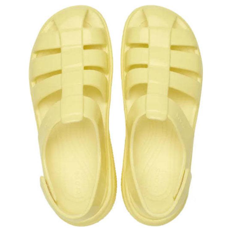 Crocs Пластиковые клоги унисекс желтые 210057-76O