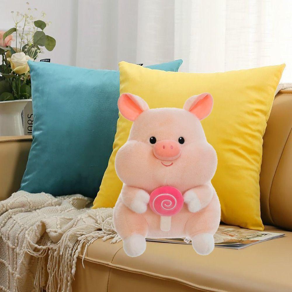 PP Cotton Animal Soft Piggy Doll Fluffy Stuffed Pig Plushie Doll  Birthday Parties