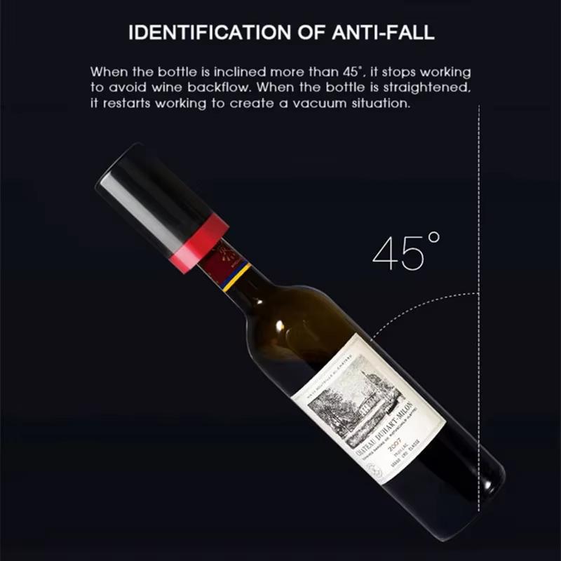 Electric Vacuum Wine Bottle Stopper Pump Preservation Bar Tools Reusable Automatic Keep Fresh Wine Stopper Kitchen Accessories