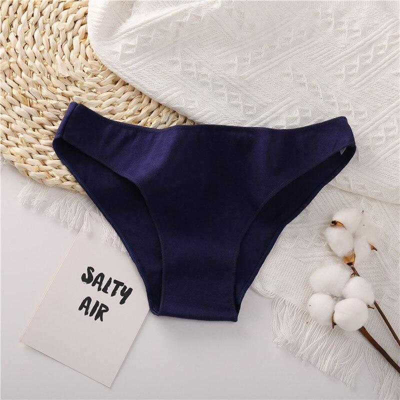FINETOO Женское хлопковое нижнее белье M-XXL, женские трусы-бикини, Femme, 7 цветов, дышащее нижнее белье, нижнее белье