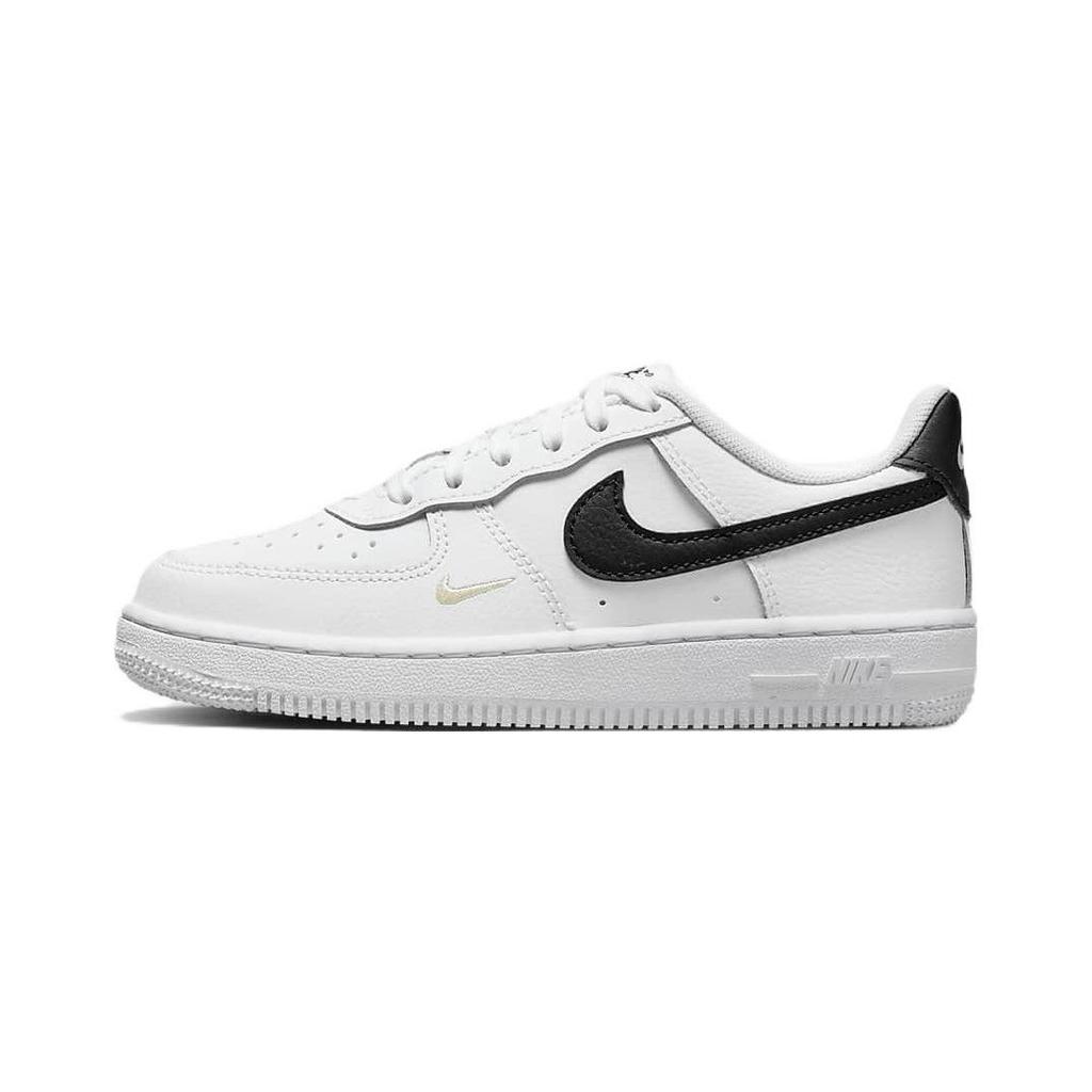 Nike Air Force 1 SE 40th Casual Slip-Resistant Durable Low-Top Skate Shoes Kids Sneaker Black White FJ2887-100