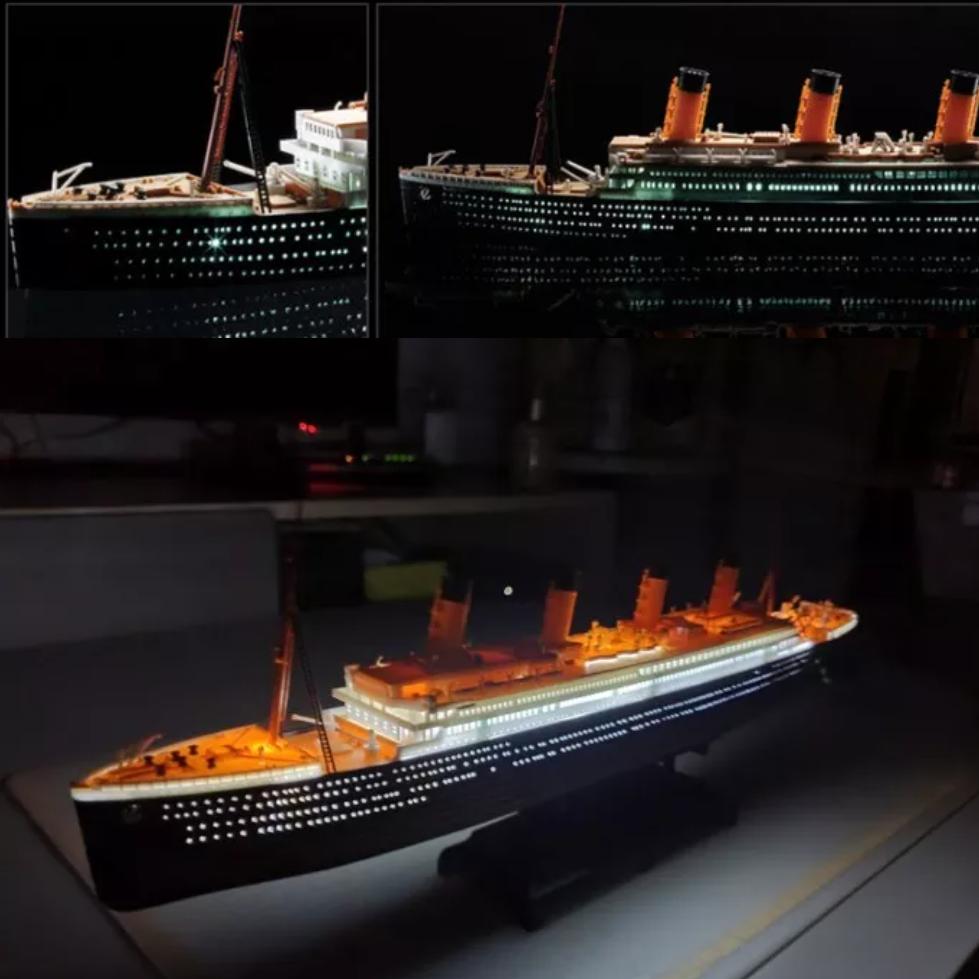 Academy 14220 1/700 R.M.S Titanic Plastic MCP комплект модели со светодиодной подсветкой