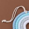 62KD Macrame Rainbow Wall Hanging Decoration Boho Nursery Baby Kids Room Home Decor Baby Shower Party Supplies