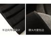 Gray Asymmetrical Accordion Pleated Wool Blend Skirt