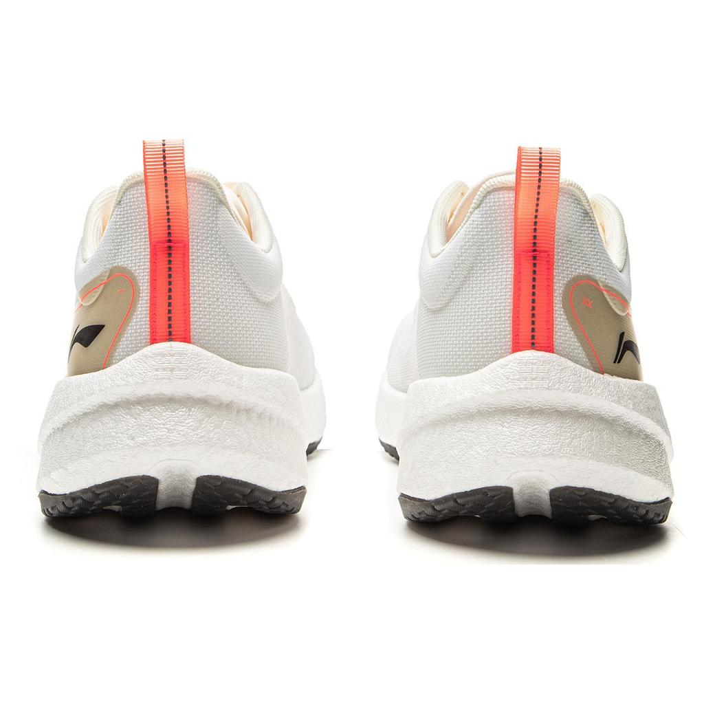 Li Ning Super Light 21 Нескользящие, износостойкие, дышащие низкие беговые кроссовки мужские Белый Абрикосовый Золотой ARBU001-49