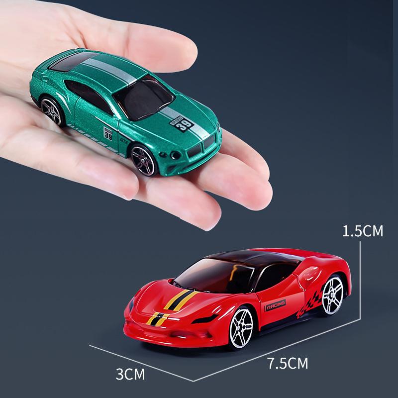 5 шт. в упаковке 1/64, имитация сплава, ретро модель спортивного автомобиля, детская игрушечная машина, раздвижная модель автомобиля, детский подарок на день рождения