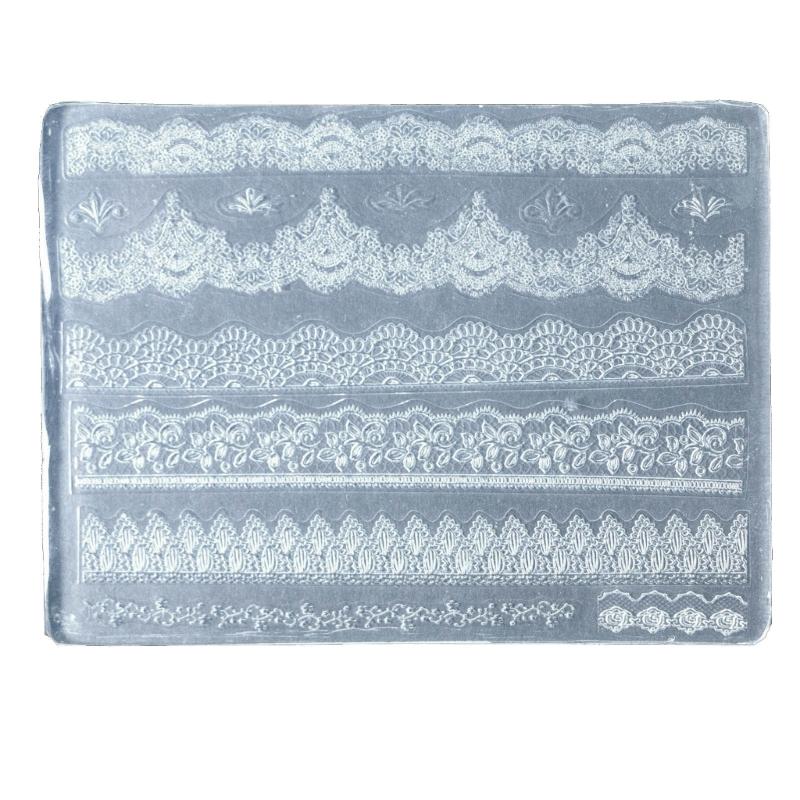 Silicone Nail Art Mold Embossing Patterns Nail Mould Decorations Versatile Jewelry Making Tools Handmade Carving Molds