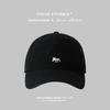 Little Fox Embroidered Baseball Cap for Girls Spring and Summer Versatile Wide-brimmed Hat High Quality Soft Top Hat for Men