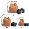 Portable Camera Storage Bag Soft Lens Protective Case Vintage Lens Pouch  for Canon/Nikon Camera