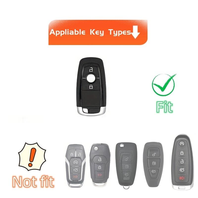 TPU Car Key Case Cover, Key Fob Cover For Ford Expedition For Mustang For Fusion For Raptor F250 F350 F450 F550 For Edge