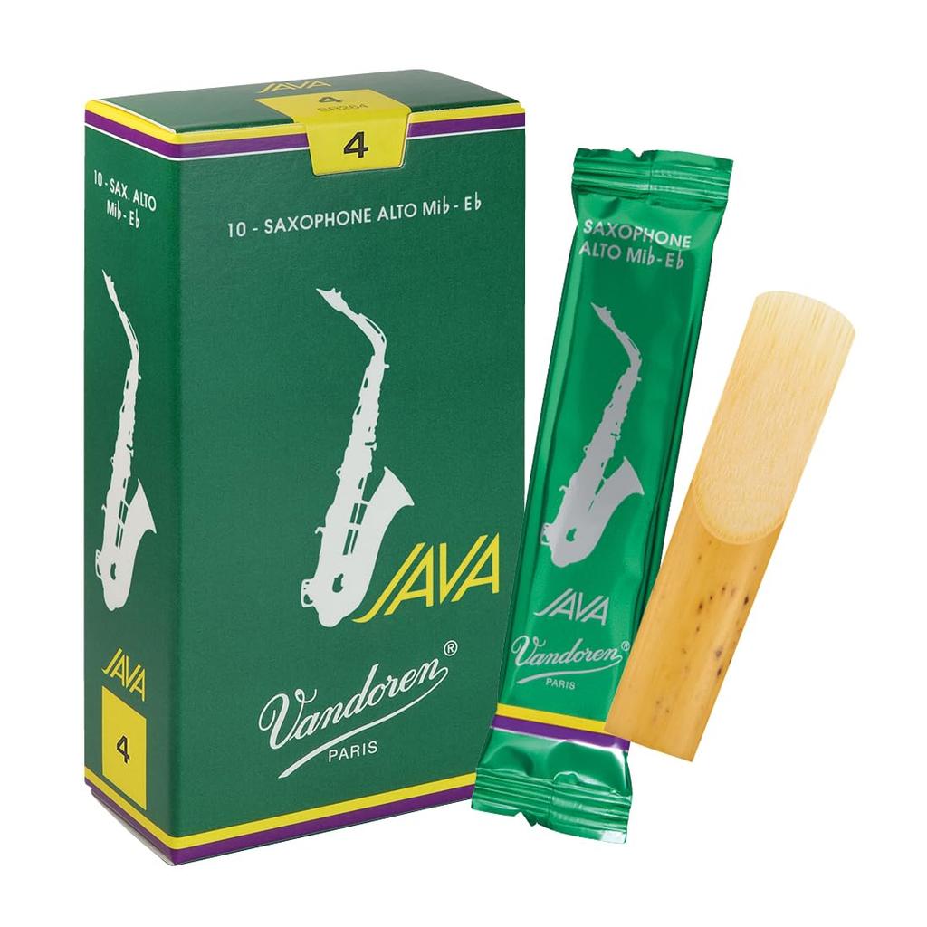 Vandoren Трости для саксофона-альта 4 шт., Java, Жесткость (10 тростей)