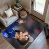 Man Formal Attire Outdoors. Area Rug Suitable for Game Room Playrooms Dormitory Foyer Anti-slip Rug Anime Office Decor Spiritual Gift