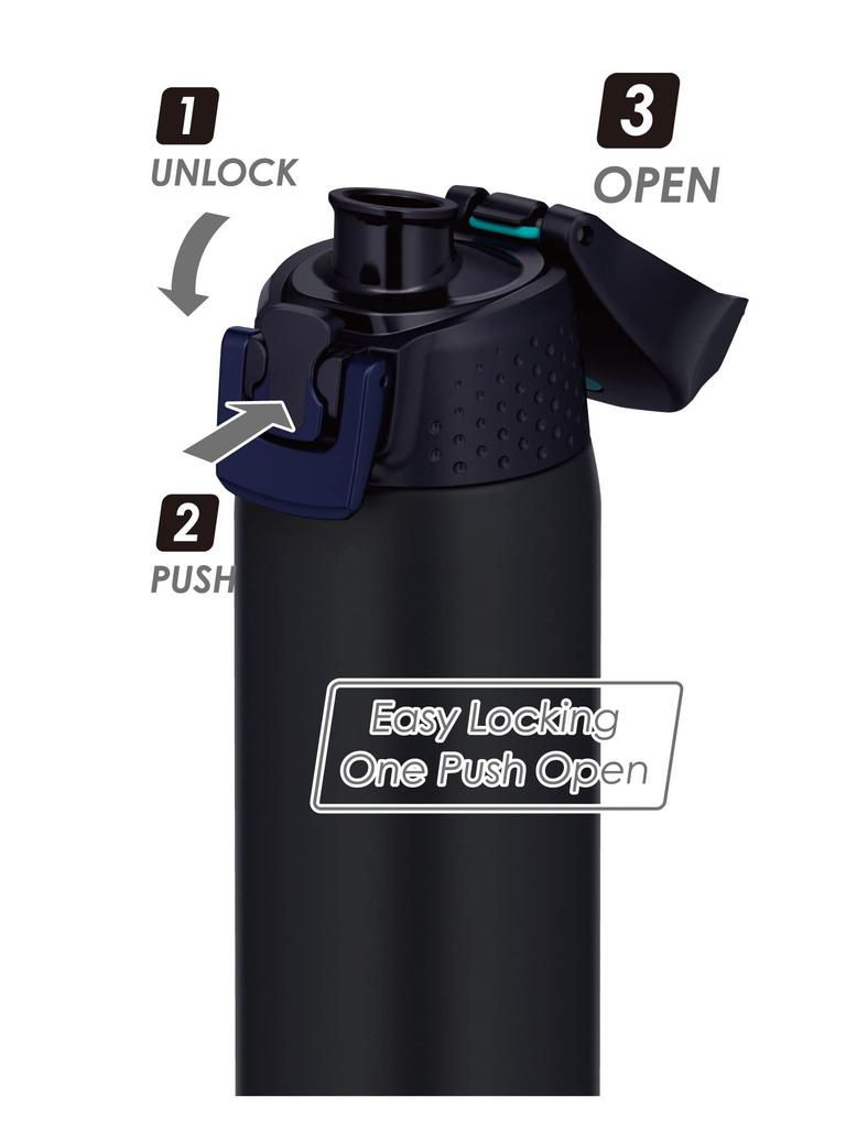 Thermos Vacuum Insulated Sports Bottle Midnight Blue Cold Storage Only MDB 0.72L FJR-720