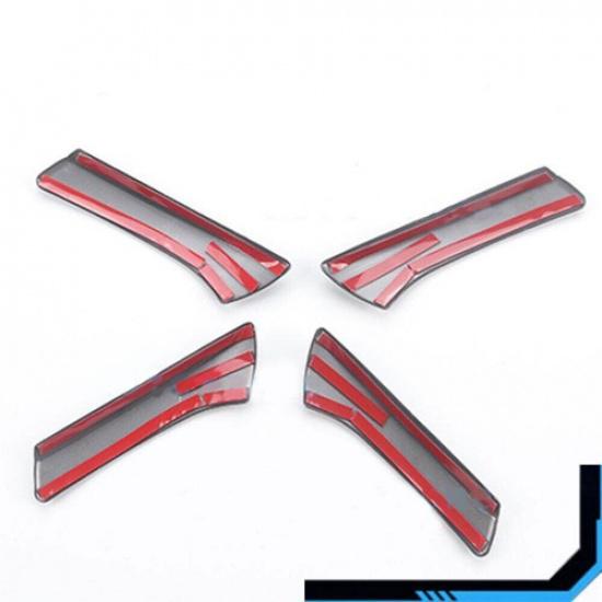 For Honda Accord 2008-13 Carbon Fiber Interior Door Handle Bowl Cover Trim Strip
