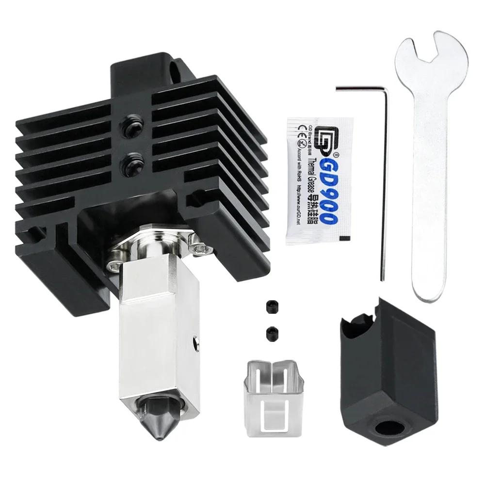 Upgraded TZ 2.0 Version Bimetal Hotend Kit For Bambu Lab X1 X1C X1E P1P P1S Thermistor Brass Copper Hard Nozzles 0.2/0.4/0.6/.mm