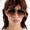 Avant Garde and Personalized Toad Shaped Sunglasses Luxury Round Sunglasses Anti UV400 Fashion Overisized Eyewear