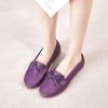 Женская обувь, мокасины, удобная повседневная обувь для вождения, красочные фиолетовые туфли для девочек, туфли-лодочки, лоферы больших размеров