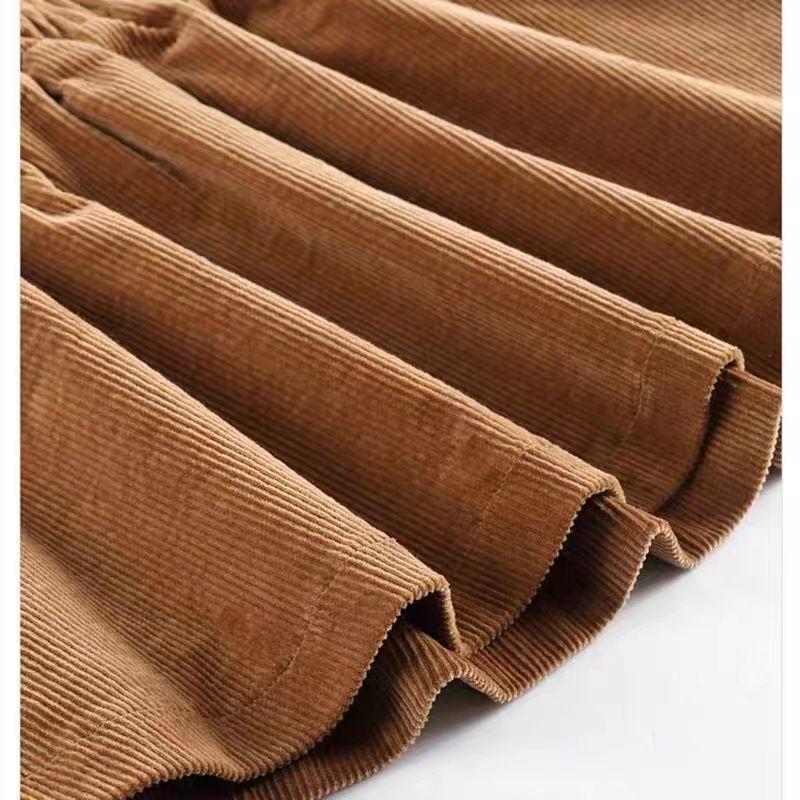 Новая детская полуюбка вельветовая полуюбка для девочек повседневная групповая полуюбка универсальная юбка юбка принцессы для девочек